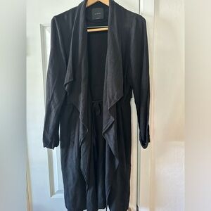 Elodie Linen Blend Drape Open Cardi/Jackey L